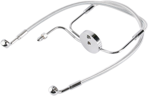 Designer Series Dot Front Lower Brake Line Kit Chrome, Sterling Chromite® Ii, 1, nordicamoto.ro