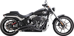 Big Radius Exhaust System Black, 4, nordicamoto.ro