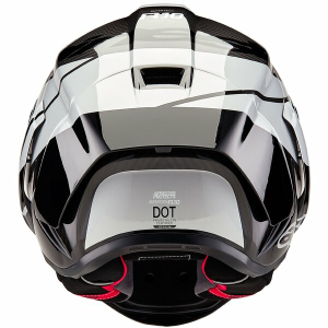 Alpinestars Supertech R10 Carbon integrált sport sisak, fekete/ezüst, L méret, 3, nordicamoto.ro