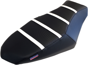 Gripper Seat Cover Black, White, 1, nordicamoto.ro