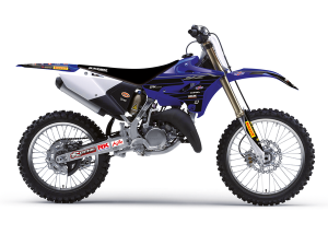 Blackbird Racing Replica Factory Team Yamaha 2022 Graphics Kit With Seat Cover Black, Blue