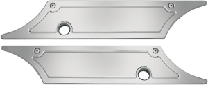 Saddlebag Latch Covers Silver