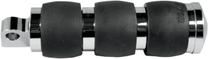 Male-mount Footpegs Black, Silver