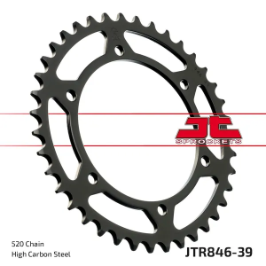 JT SPROCKETS hátsó lánckerék, fekete 