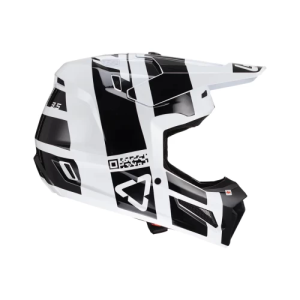 Leatt Moto 3.5 2025 V24 gyermek sisak, fekete/fehér, M, 4, nordicamoto.ro