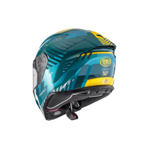Casca Premier Hyper Carbon XR sisak, kék/sárga, nordicamoto.ro