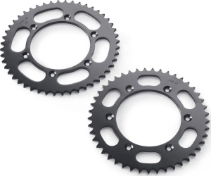 KTM acél hátsó lánckerék, 42–52 fog – fekete, 50 fog, 1, nordicamoto.ro