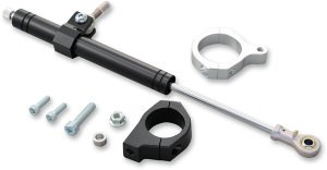 Steering Damper Kits Black, Chrome, Satin