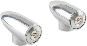 Lightning Bullets Run/turn Led Lights Chrome, 2, nordicamoto.ro