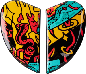 Airform Helmet Side Plates Black, Blue, Red, Yellow  ONE SIZE, 1, nordicamoto.ro