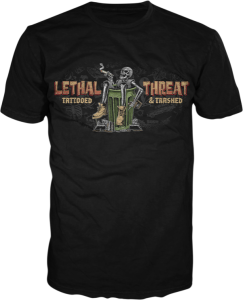 Tattooed & Trashed T-shirt Black