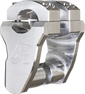 Patriot Series Pivoting Handlebar Riser Silver