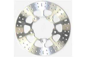 Round D-series Scooter Brake Rotor Silver, Stainless Steel, 1, nordicamoto.ro