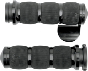 3-ring Air Cushioned Grips Black, 1, nordicamoto.ro