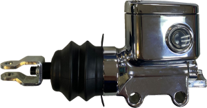 Rear Brake Master Cylinder Chrome, Polished, 1, nordicamoto.ro