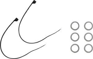 Cycleflex Extended Length Front Brake Line Kit Silver, Polished Oversize [+102 mm (4'')], 3, nordicamoto.ro