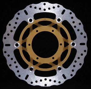 Contour X Series Brake Rotor Gold, Silver, Stainless Steel, 1, nordicamoto.ro