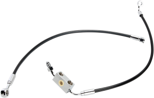Extreme Response Front Dot Brake Line Kit For Abs Black, Chrome