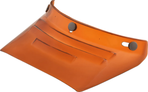 3-snap Vintage Mx Snap On 3-vents Visor Peak Amber Orange, Yellow ONE SIZE, 1, nordicamoto.ro