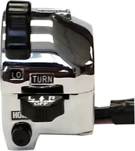 Vintage Style Handlebar Switches Chrome, 1, nordicamoto.ro