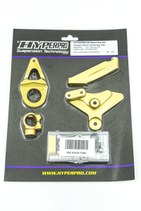 Steering Damper Mounting Kit Gold