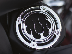 Front Speaker Accents Chrome, 3, nordicamoto.ro