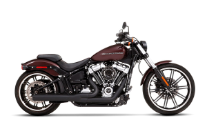 Exhaust System 2 Into 1 Softail 18+ Black