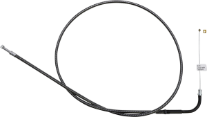 Karbonfibr Braided Throttle/idle Cable Black