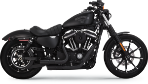 Mini Grenades 2-into-2 Exhaust System Black, 1, nordicamoto.ro