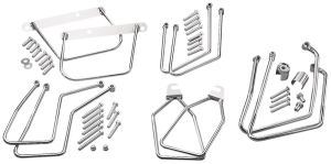 Chrome Saddlebag Support Brackets Silver, 1, nordicamoto.ro