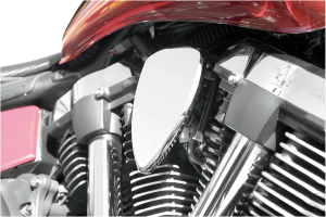 Mini Teardrop Engine Cover Chrome