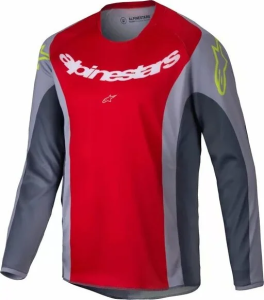 Tricou Copii Alpinestars Racer Melt Gray/Red M, 1, nordicamoto.ro