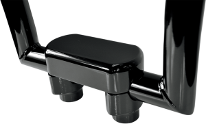 Solid Handlebar Riser & Top Clamp Kit Black, 2, nordicamoto.ro