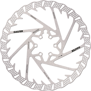 Shark 6-bolt Bicycle Brake Rotor Silver