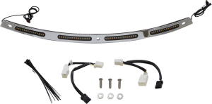 Genesis® 4 Dynamic Led Batwing Windshield Trim Chrome