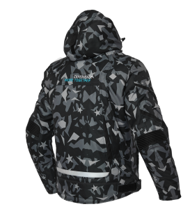 CFMOTO CAMO textil motoros kabát – szürke / fekete, 4, nordicamoto.ro