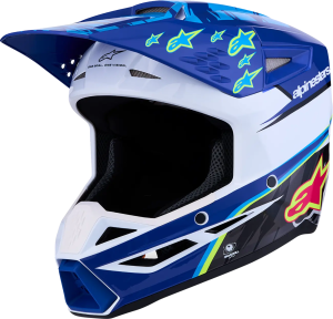 Alpinestars SM3 Falcon gyermek sisak, kék/fekete/rózsaszín, L-es méret, 1, nordicamoto.ro