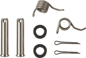 Spring Pin Footpeg Silver
