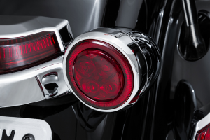 Led Lighted Fang® Rear Signal Light Inserts Chrome