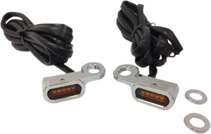 Led Handlebar Marker Lights Chrome, 1, nordicamoto.ro
