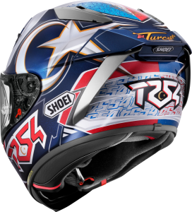 SHOEI X-SPR PRO Toprak TC-2 teljes arcú sisak, kék, M, 4, nordicamoto.ro