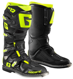 Gaerne SG 12 csizma – fekete/sárga, nordicamoto.ro