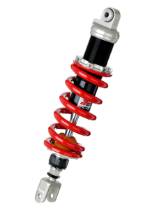 Emulsion Mono Gas Shock Adjustable Length Silver, Red, Black