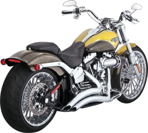 Big Radius Exhaust System Chrome, 3, nordicamoto.ro