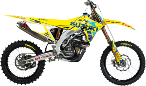 Blackbird Racing Replica Team Suzuki Ksrt 2022 Graphics Kit With Seat Cover Blue, Yellow, 2, nordicamoto.ro