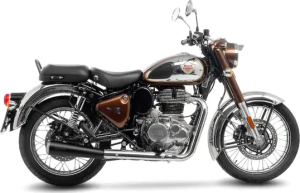 LeoVince Classic Racer Black Edition slip-on kipufogórendszer a Royal Enfield Meteor 350-hez (2021–2025), 4, nordicamoto.ro