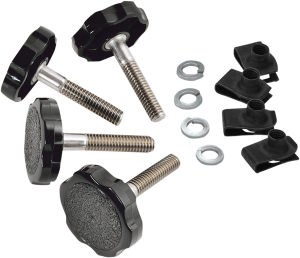 Saddlebag Fasteners Black, 1, nordicamoto.ro