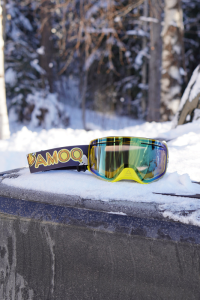 AMOQ Vision Vent+ motoros szán szemüveg „Beer” mágneses lencsével – arany tükör, 3, nordicamoto.ro