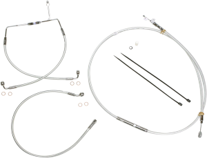 Sterling Chromite Ii® Designer Handlebar Installation Kit Silver, 2, nordicamoto.ro