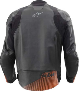 KTM Tension V2 bőrdzseki – narancssárga/fekete – 52-es méret, 2, nordicamoto.ro
